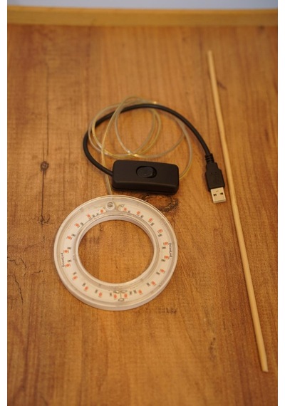 Bitki Led Lamba 5v Usb Fullspectrum Bitki Yetiştirme - Bitki Geliştirme Lambası Halka 8w