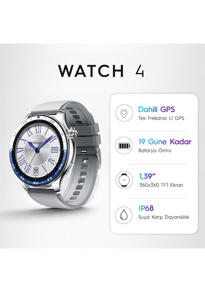 Tecno Watch 4  Akıllı Saat (Tecno Türkiye Garantili)