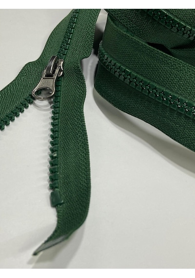 Kaban Mont Fermuarı 115 Cm Koyu Yeşil