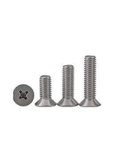 5x15 mm.  YHB Metrik Yıldız Havşa Başlı Civata 10 Adet Paket
