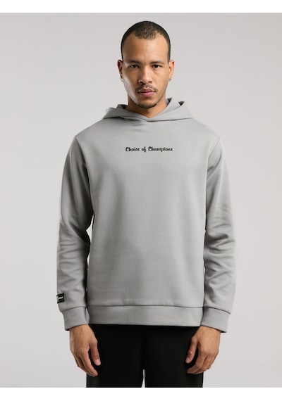 Everlast Champions Collection Gri Erkek Kapüşonlu Sweatshirt Gri