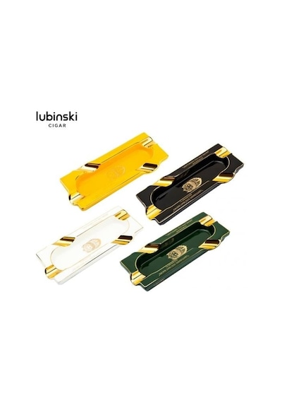 Lubinski Yeni Stil Uzun Dörtlü Puro Küllüğü Siyah