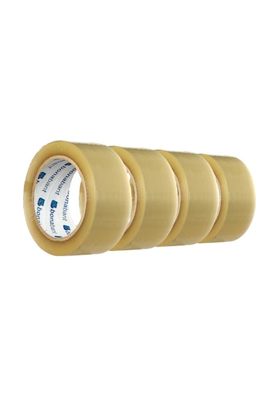 Bonabant Akrilik 4,5Cm X 200Mt 4 Adet Şeffaf Koli Bandı