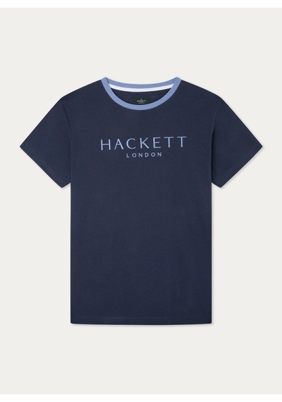 Hackett Lacivert Erkek %100 Pamuk Slim Fit T-shirt Hm500797