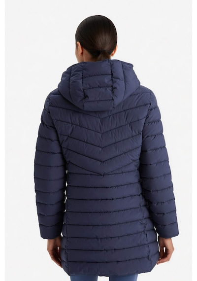 Defacto Defactofit Su İtici Regular Fit Kapüşonlu Şişme Parka Mont C6035ax25wnnv251 Lacivert-nv251