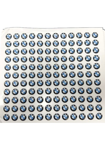 Bmw Uyumlu Anahtar Amblemi Logo 1 Adet 11 Mm 1.1 Cm Damla Etikettir Metal Değildir