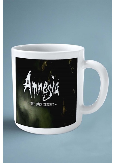 Amnesia Oyun Baskılı Kupa Bardak Çift Taraflı Baskı Kişiye Özel Model 2 Çok Renkli