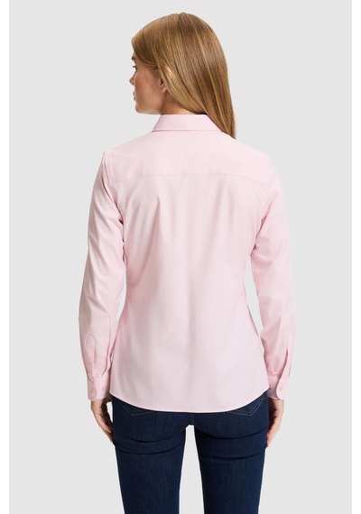 U.S. Polo Assn. Kadın Açık Pembe Uzun Kollu Basic Gömlek 50329503-vr078 Acık Pembe