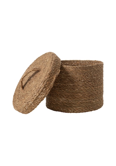 Mudo Home Sımon Kapaklı Düzenleyici Naturel 22x22x17 Kahverengi