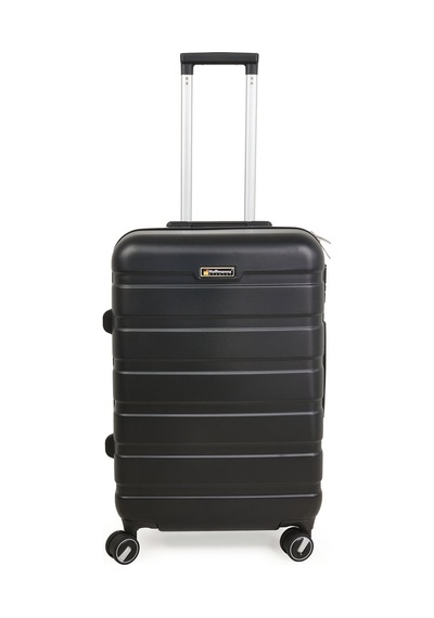 Hoffmannss Titan Orta Boy Abs Valiz - Siyah - 66x45x26 Cm Çok Renkli
