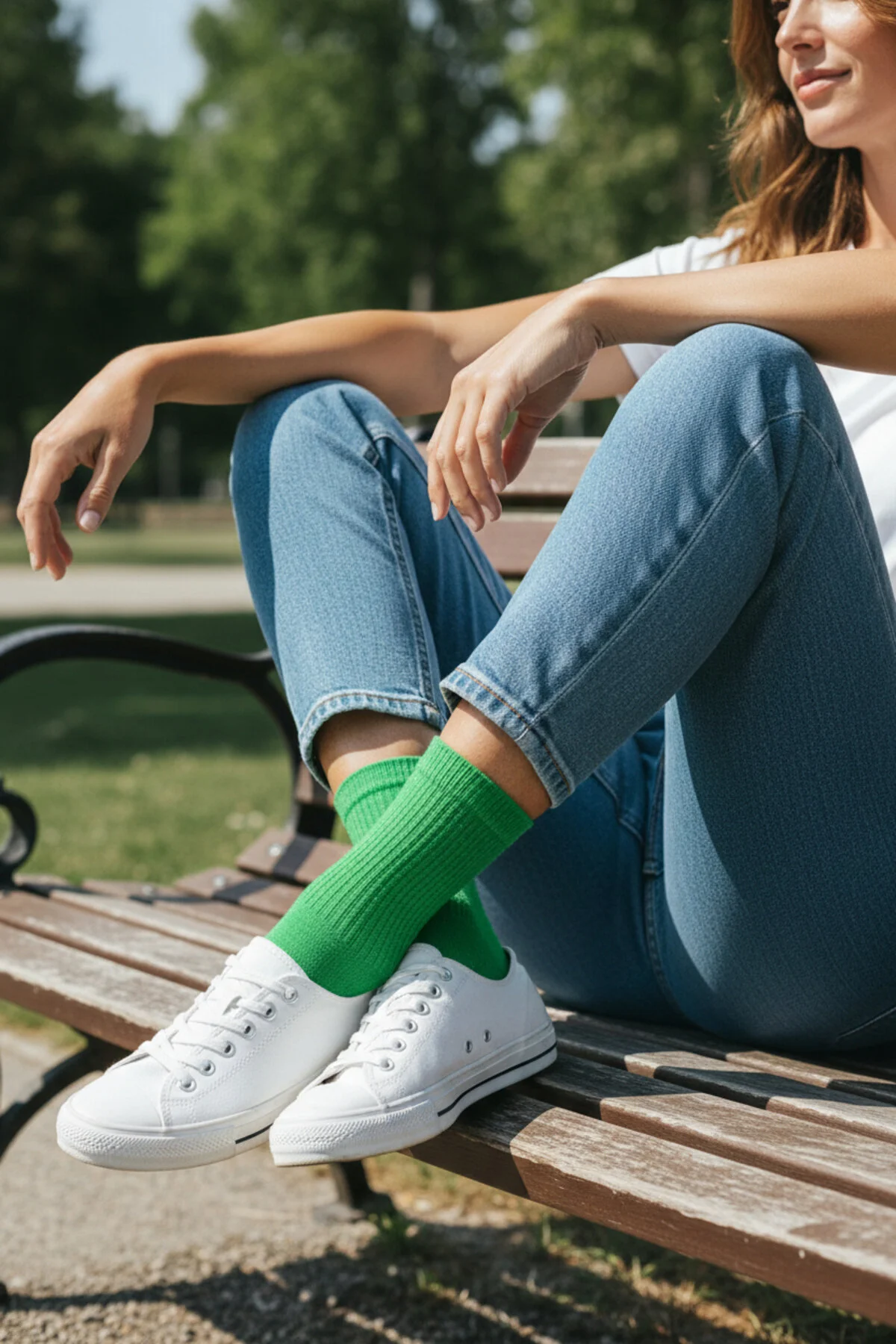 Esinti 6 Çift Unisex Renkli Kutulu Tenis Çorabı Uzun Renkli Erkek Kadın Çorap Çok Renkli