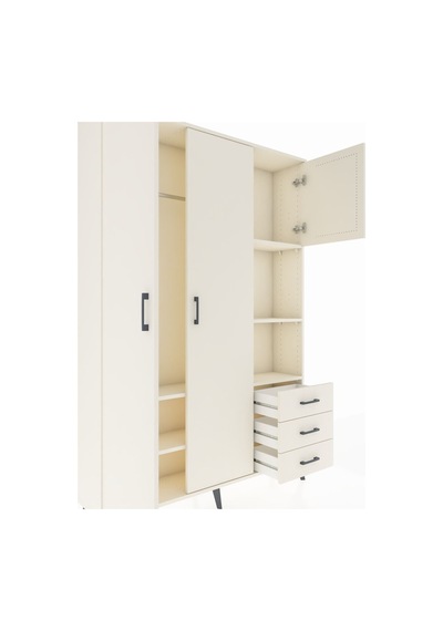 Arges Dolap 5 Raflı 3 Çekmeceli Tek Askılı 132x30x195 Aytaşı-aytaşı/aytaşı Aytası/aytası Arges Dolap 5 Raflı 3 Çekmeceli Tek Askılı 132x30x195 Aytaşı-aytaşı/aytaşı Aytası/aytası