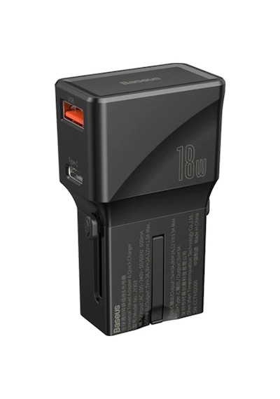 Baseus Pps Hızlı Şarj Type-C+Usb 18W Hızlı Şarj Universal Dönüştü (552257050)