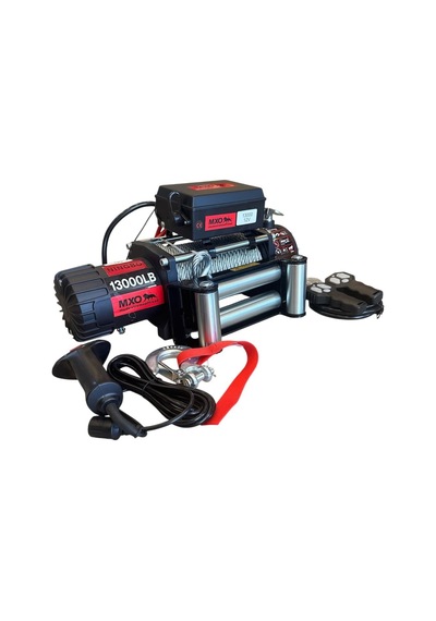 Mxo 13000 Lb Çelik Halatlı Uzaktan Kumandalı Vinç 12v Kurtarıcı Tambur 28 Mt Halat