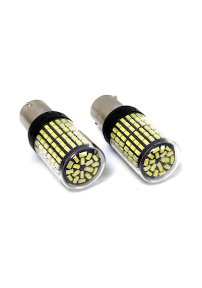 93 Tek Duy Led P21W Ba15S 144 Ledli Beyaz 2 Adet