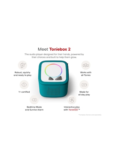 Tonies - Toniebox 2 Tropikal Turkuaz Başlangıç Seti Kutusu