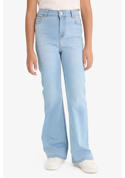Defacto Kız Çocuk Flare Fit İspanyol Paça Jean Pantolon E6182a825aunm39 Mavi Defacto Kız Çocuk Flare Fit İspanyol Paça Jean Pantolon E6182a825aunm39 Mavi