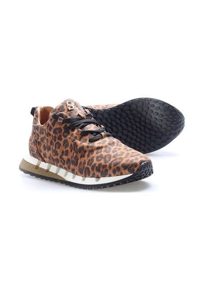 Fast Step Hakiki Deri Kadın Casual Ayakkabı 167za40046-3 Leopar