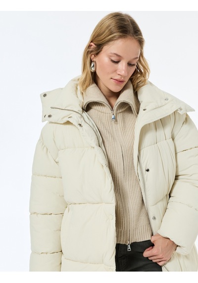Koton Fermuarlı Cepli Çıkarılabilir Kapüşonlu Uzun Kollu Su İtici Oversize Şişme Mont Ekru 6wak00156ew Ekru Koton Fermuarlı Cepli Çıkarılabilir Kapüşonlu Uzun Kollu Su İtici Oversize Şişme Mont Ekru 6wak00156ew Ekru