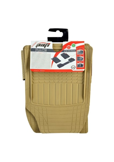 Pufi Kauçuk Paspas Universal Racing Havuzlu Bej / Tepay512-B 555342794