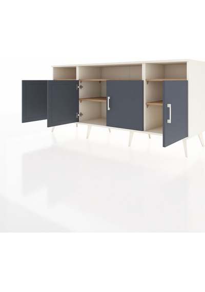 Hyperion Konsol 6 Raflı 4 Kapaklı 176x44x83 Aytaşı-antrasit/çam Antrasit/çam Hyperion Konsol 6 Raflı 4 Kapaklı 176x44x83 Aytaşı-antrasit/çam Antrasit/çam