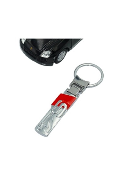 Audi S4 Logo Çift Yön Metal Krom Stil Anahtarlık