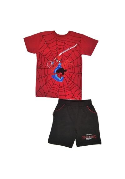 Erkek Çocuk Alt Üst Takım Spider - Man Baskılı Kırmızı