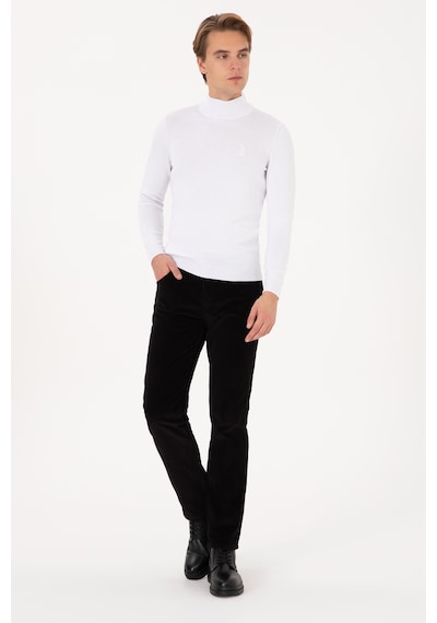 U.S. Polo Assn. Erkek Beyaz Basic Kazak 50307783-VR013