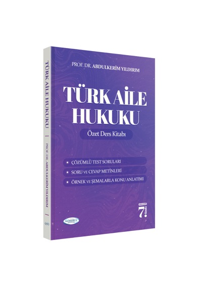 Türk Aile Hukuku 7. Baskı Monopol Yayınları