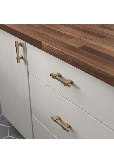 Ayarlanabilir Dolap Sapı, Kare, 35 102 Mm, Şampanya Rengi, 5 Adet, P44367-cz-b