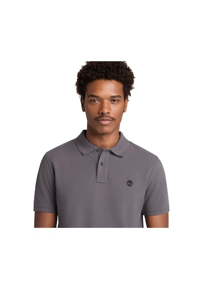 Timberland Mıllers Rıver Pique Short Sleeve Polo Erkek Tişört Tb0a6vdpw081 Gri