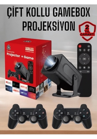 Android Projeksiyon Çift Kollu Game Box