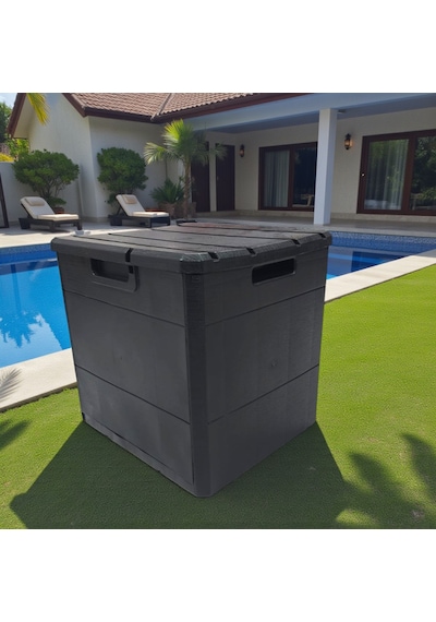 Bahçe Sandığı Çok Amaçlı Dolap 120 Lt 50x50x45 Antrasit