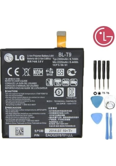 Senalstore LG Uyumlu Google Nexus 5 D820 D821 Pil Batarya Ve Tamir Seti Bl-t9
