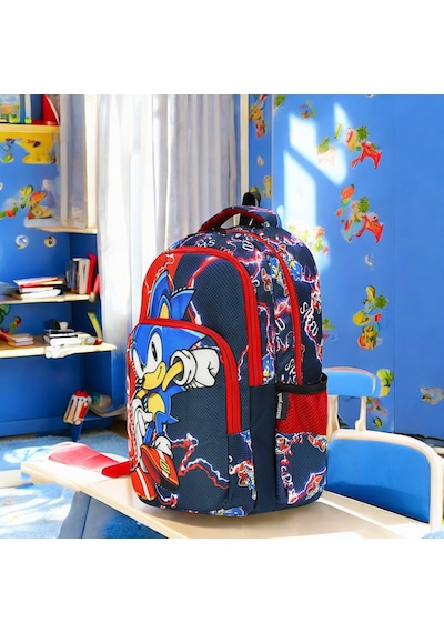 Erkek İlkokul Ortopedik 3'lü Set Kalemlik Beslenme Çanta Model 5