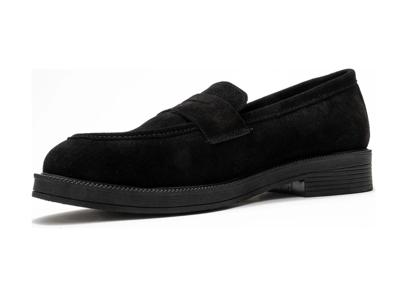 Luvishoes Luvi Shoes Pline Siyah Süet Hakiki Deri Kadın Loafer Ayakkabı SIYAH SUET