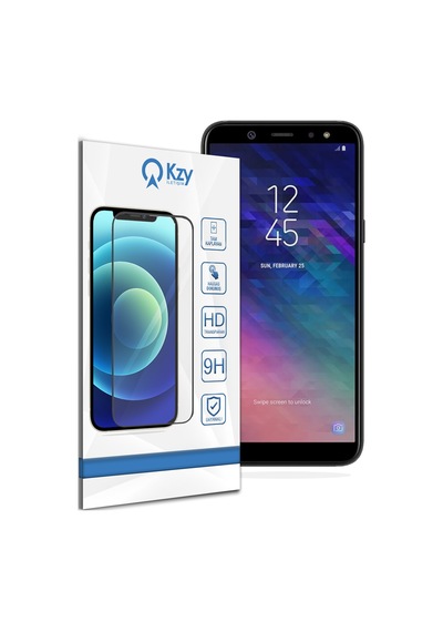 Samsung Galaxy A6 2018 ile Uyumlu Tam Kaplayan Temperli Cam Ekran Koruyucu