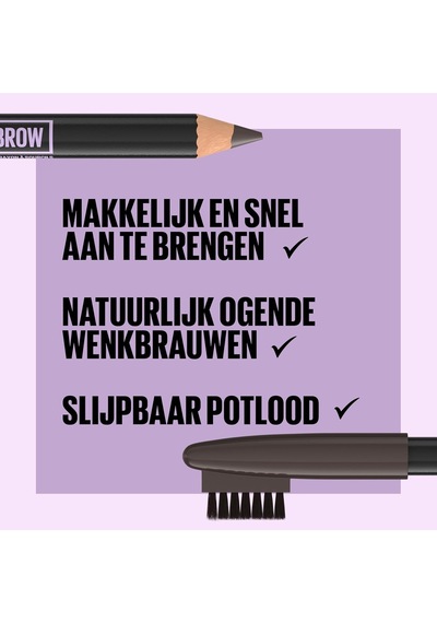 Maybelline New York Express Brow Shaping Pencil - Medium Brown Genel