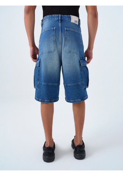 LOFT Baggy Fit Erkek Şort Lf2039608 Q1.v1 Denim