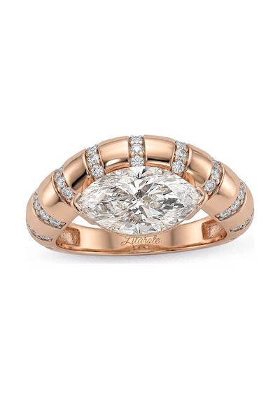 Mirada De Luz Pırlanta Yüzük Rose Gold