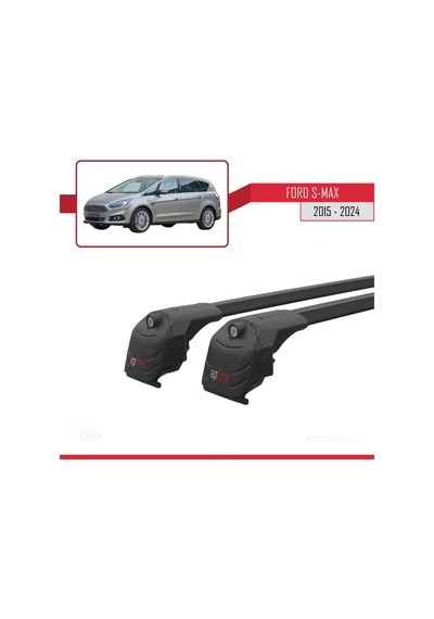 Ford S-max 2015 Ve Sonrası İle Uyumlu Ace-2 Ara Atkı Tavan Barı Siyah