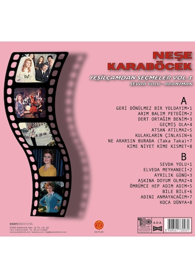 Neşe Karaböcek - Yeşilçam'dan Seçmeler Vol.1 / Sevda Yolu Plak