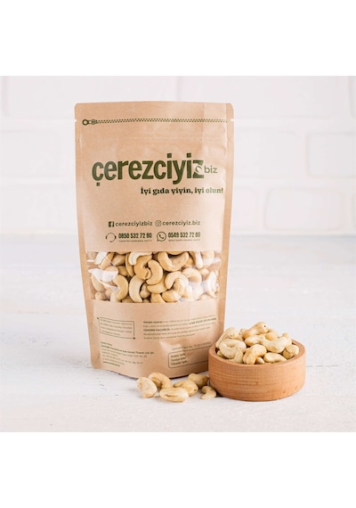 Çerezciyiz Biz Kavrulmamış ve Tuzsuz Çiğ Kaju 1 KG