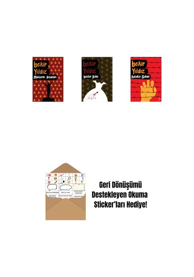 Mahşerin İnsanları + Bozkır Gelini + Kaçakçı Şahan + Okuma Sticker'ları