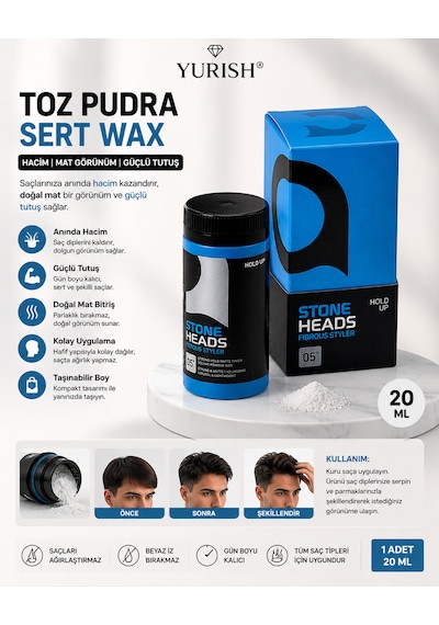 Toz Pudra Sert Wax 1 Adet 20 Ml