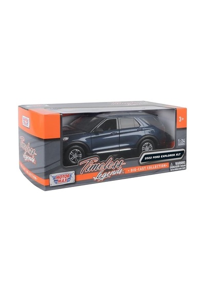 Motor Max 2022 Ford Explorer Xlt 1/24 Dark Blue Model Araba
