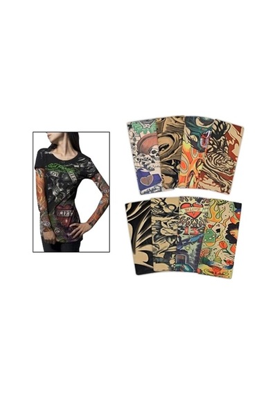 Tattoo Sleeves Giyilebilir Dövmeler Crchmgo