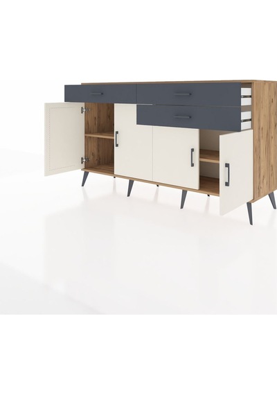 Hyperion Konsol 2 Raflı 3 Çekmeceli 4 Kapaklı 176x44x99 Çam-aytaşı/antrasit Atlas Çam/aytası - Atlas Çam Hyperion Konsol 2 Raflı 3 Çekmeceli 4 Kapaklı 176x44x99 Çam-aytaşı/antrasit Atlas Çam/aytası - Atlas Çam