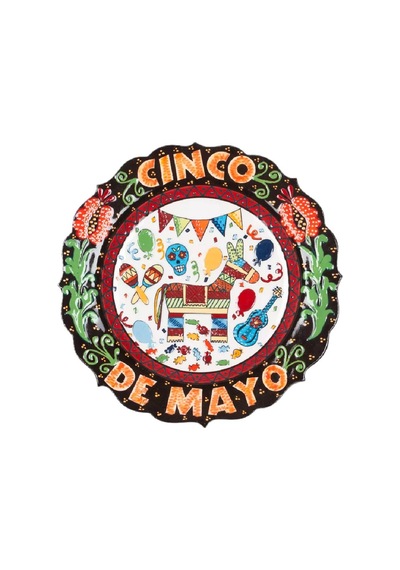 Seramik Tabak Cinco De Mayo 25 Cm No.1