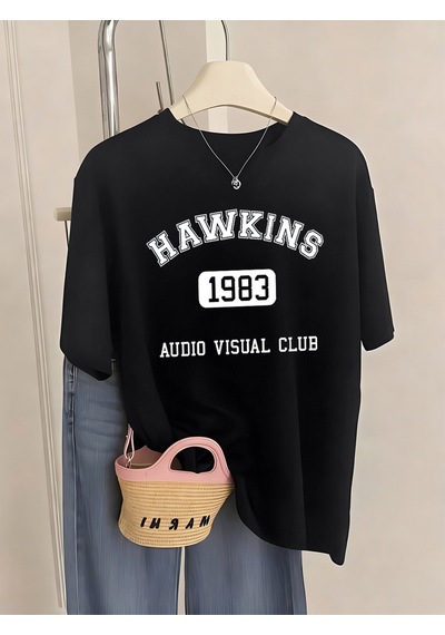 Noıssey Urban Pop Graphic Kadın Tişört Koleksiyonukod 5507 Siyah